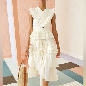 Ulla Johnson Aurore Dress, white cream, size 6, nwot